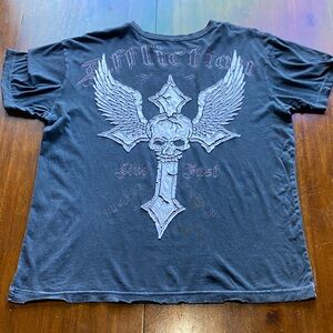 Vintage Y2K Affliction Cut Series Men's Shirt Size L